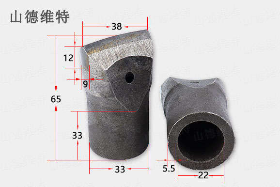 9mm38一字风硬质合金乐玩(中国)头